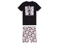 Minnie Mouse Pyjama mit T-Shirt und Polka-Dot-Shorts.