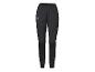 Schwarze Sporthose mit elastischem Bund und reflektierenden Details.