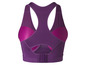 Lila Sport-BH mit Mesh-Einsätzen