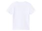 Weißes kurzärmeliges Herren-T-Shirt, Rückansicht