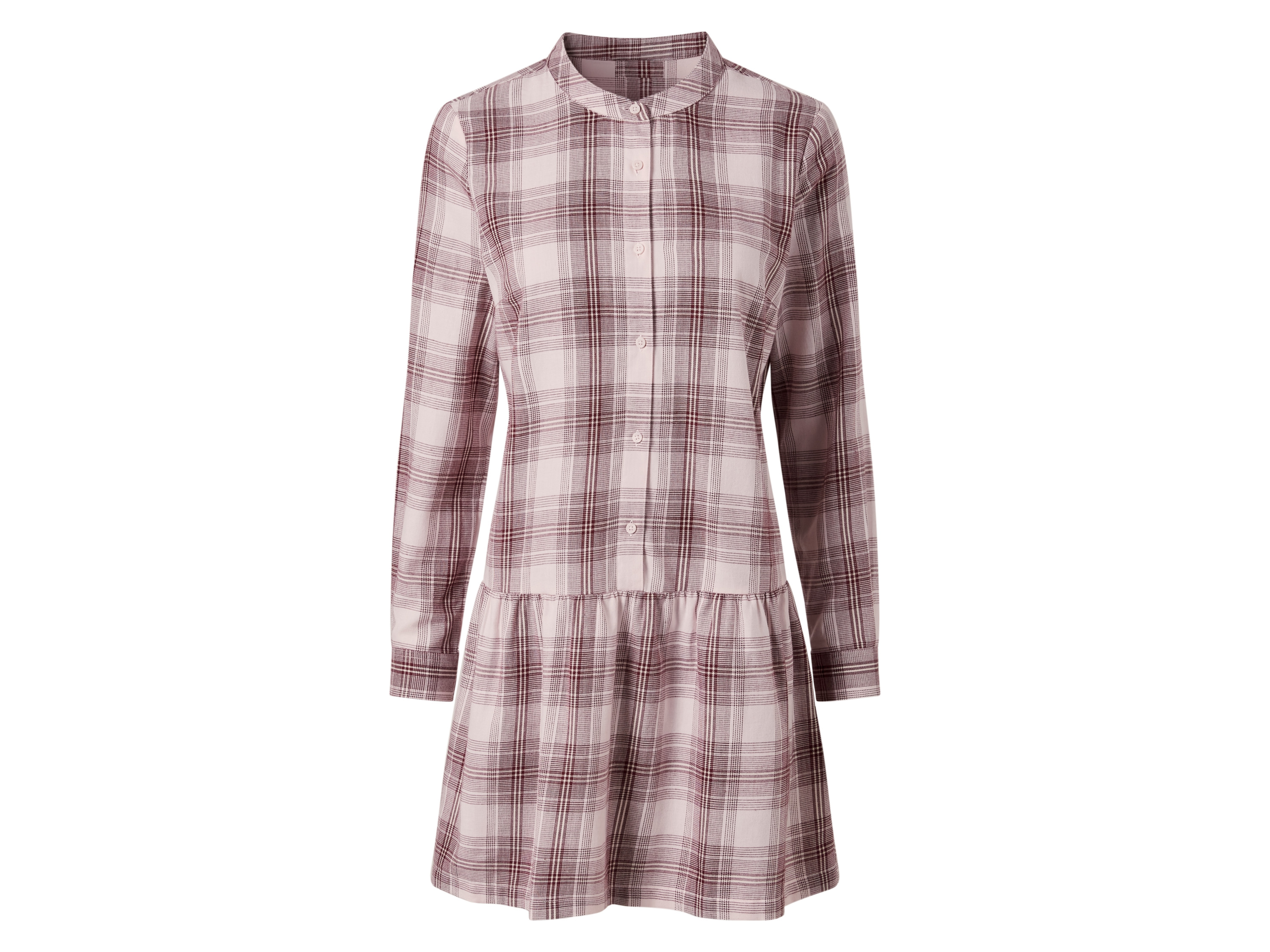 ESMARA® Damen Flanellkleid (Pink, 40)