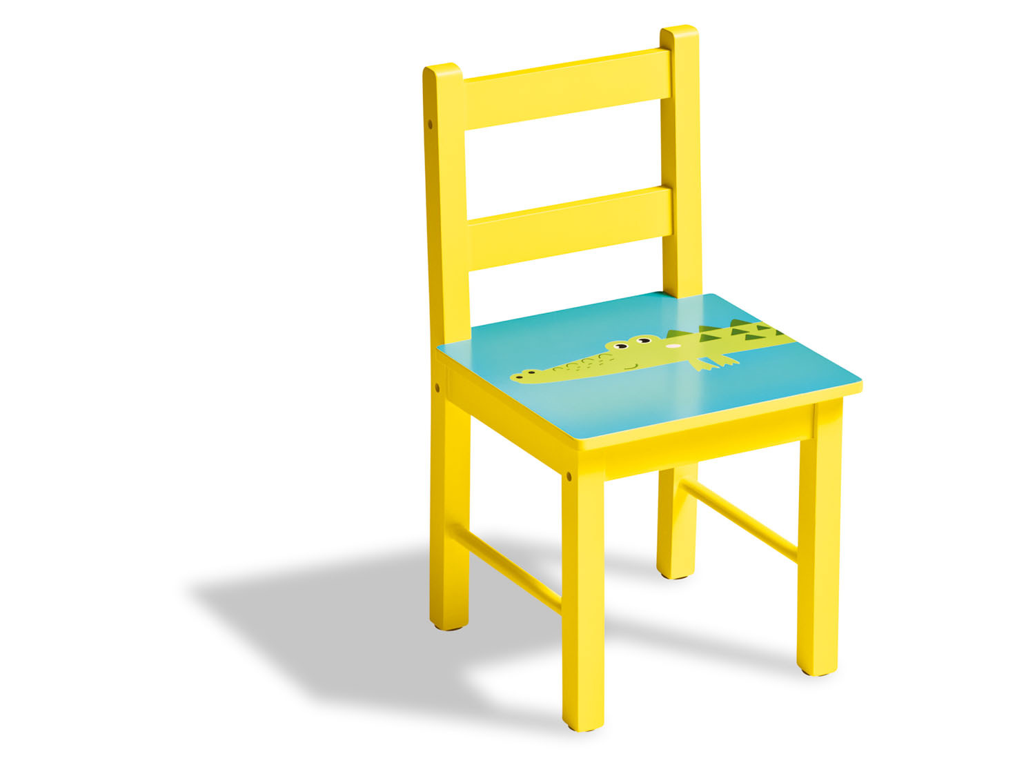 LIVARNO home Kindertisch mit 2 Stühlen, mit Safari-Mot…