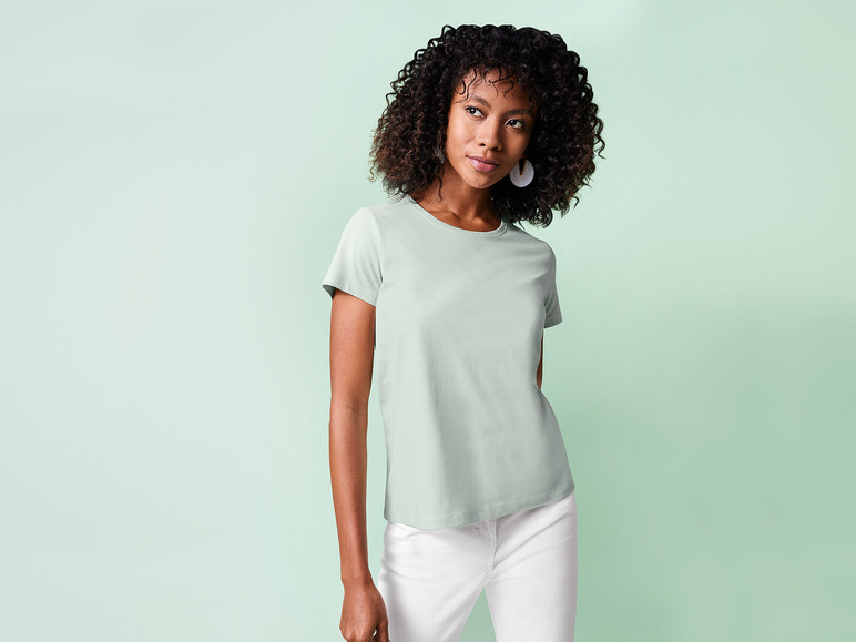 Gehe zu Vollbildansicht: esmara® Damen T-Shirt, reine Baumwolle - Bild 3