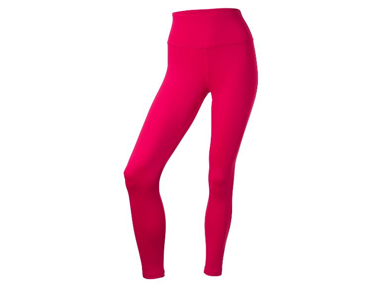 Eine rosafarbene Leggings zum Sport.