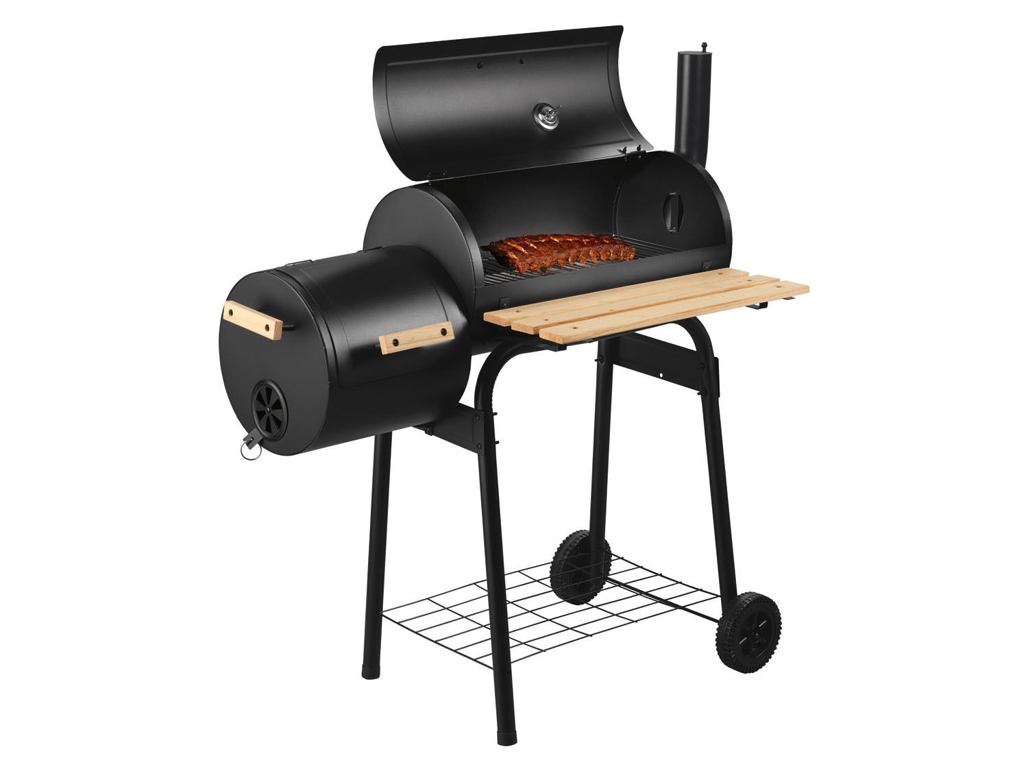 se… 92 Holzkohle-Smokergrill mit »GMS A1«, GRILLMEISTER