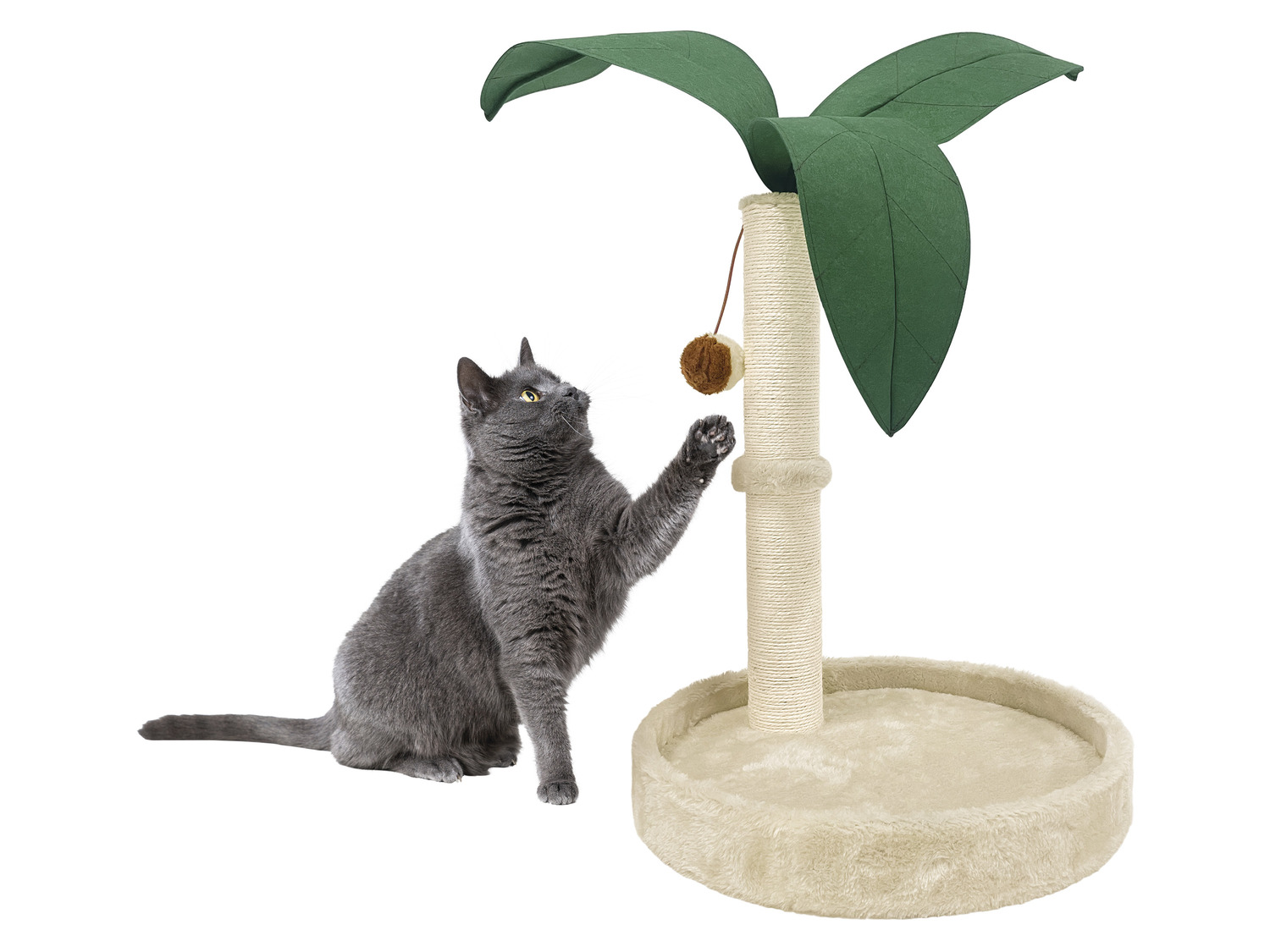 Kratzbaum Liegefläche zoofari® Katzen mit Hängematte /