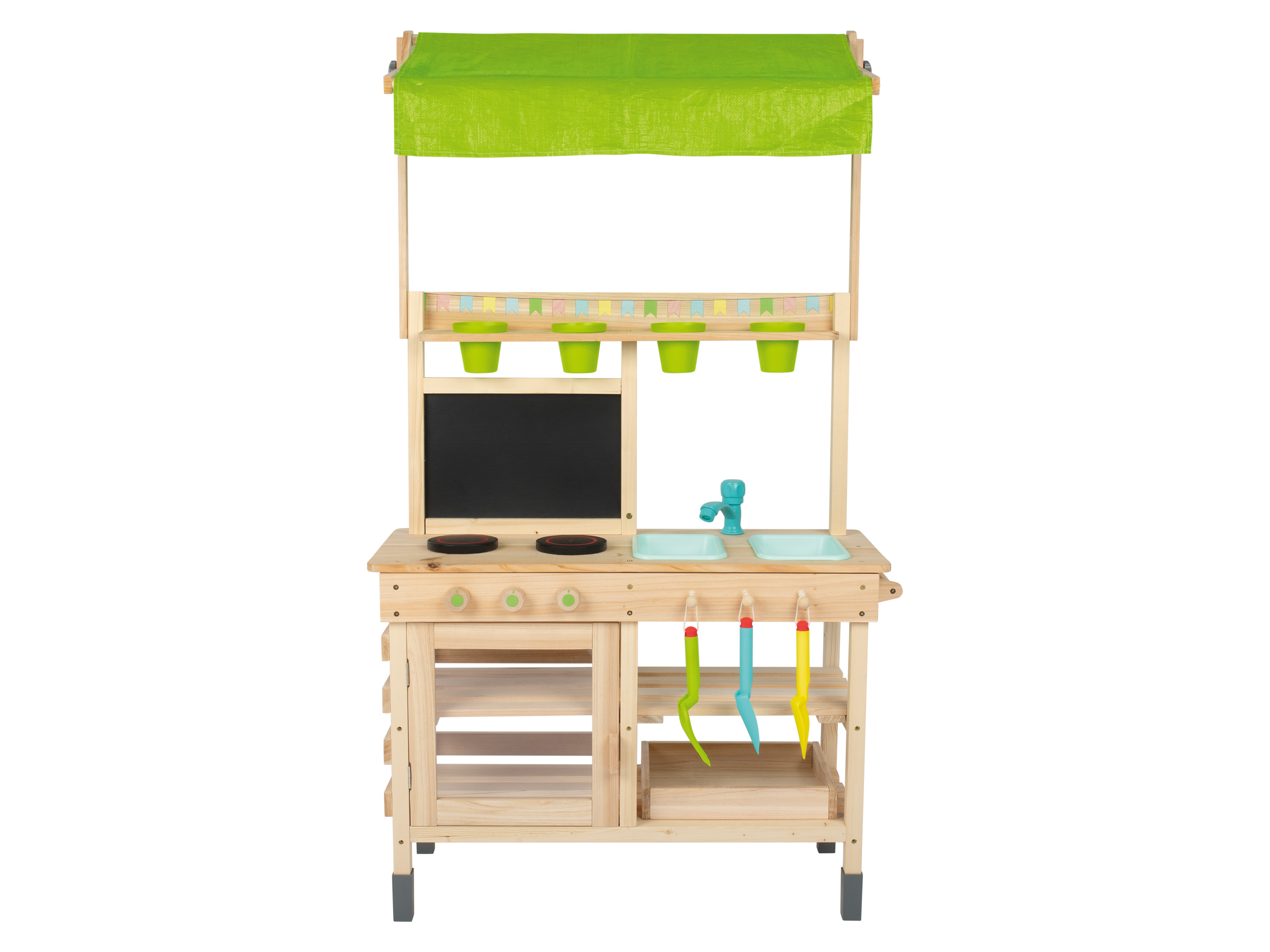 Thumbnail - Playtive Matschküche, mit Wasserhahnanschluss, aus Echtholz