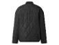 Schwarze Steppjacke, Rückansicht.