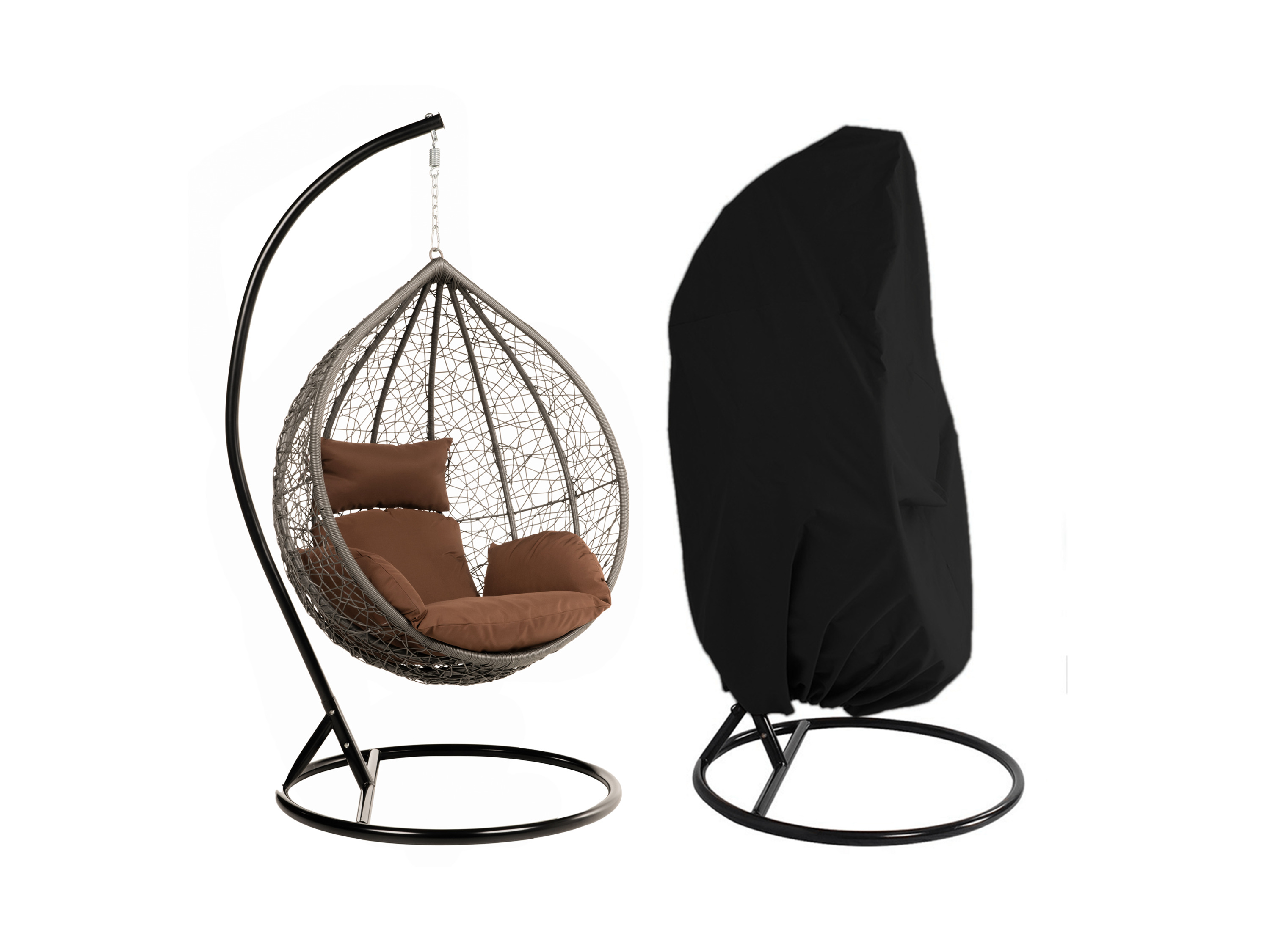 Thumbnail - HOME DELUXE Polyrattan Hängesessel »CIELO«""