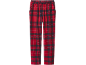 Rot-schwarz karierte Pyjamahose mit elastischem Bund