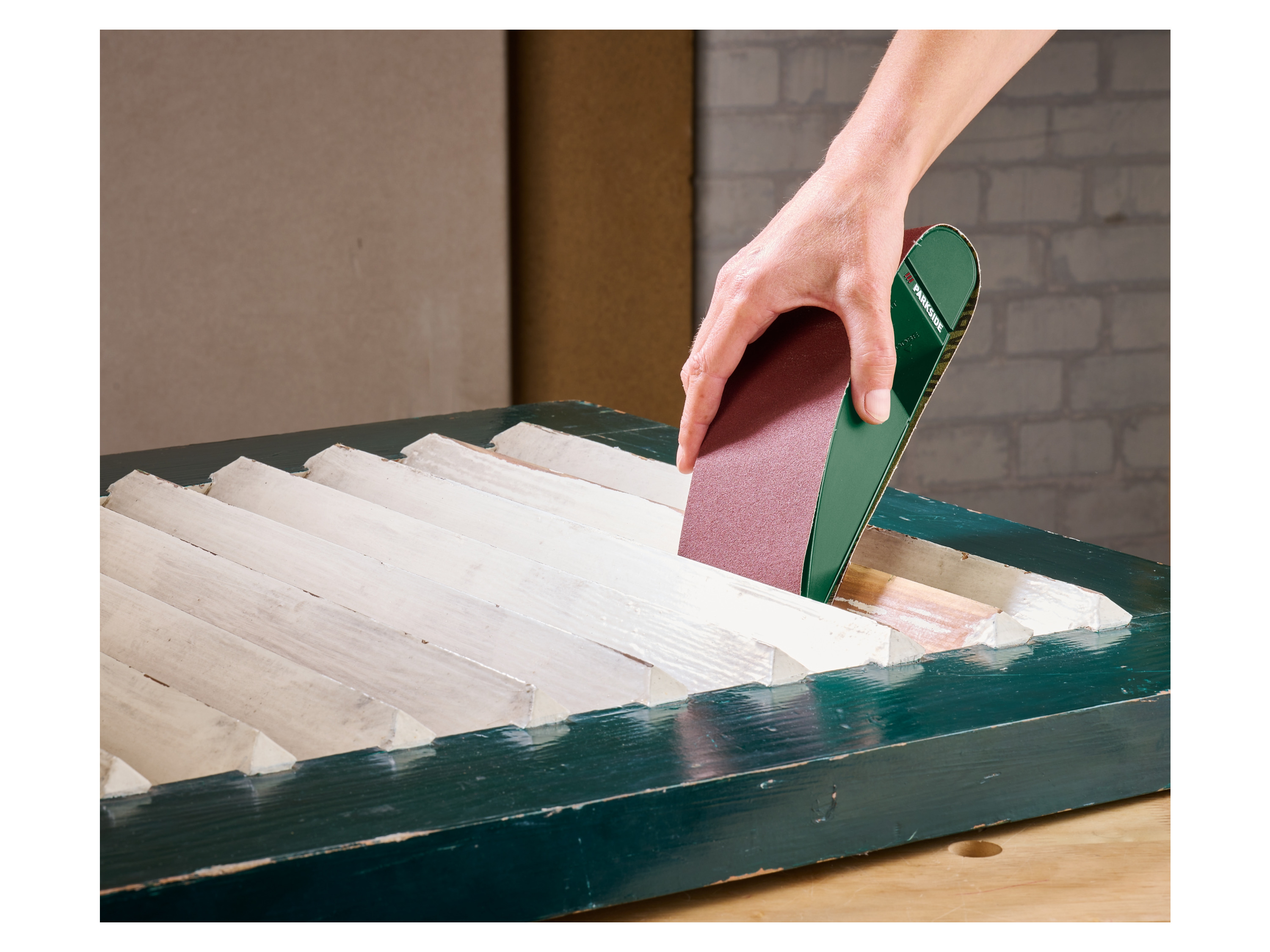 Thumbnail - PARKSIDE® Bandschleiferpapier-Set / Handschleifer f. Bandschleifpapier (Handschleifer)