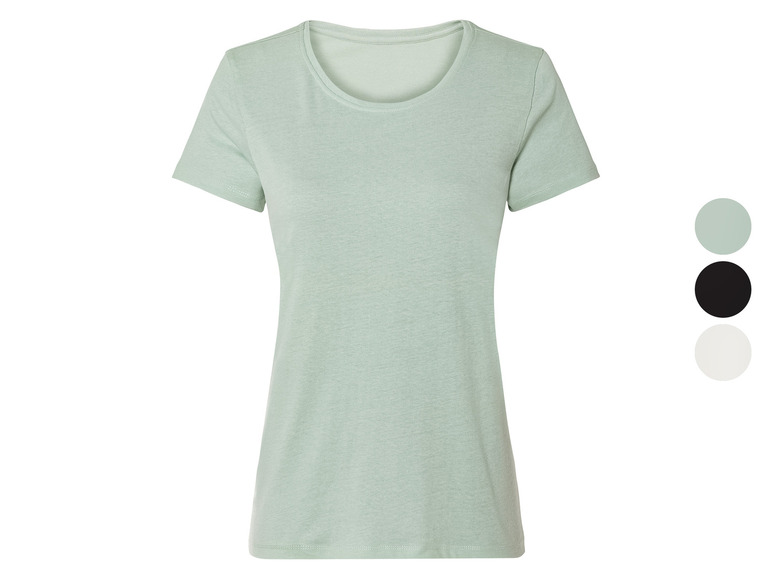 Gehe zu Vollbildansicht: esmara® Damen T-Shirt, reine Baumwolle - Bild 1