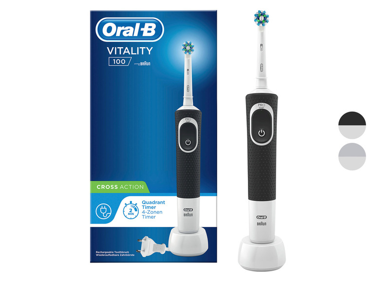 Gehe zu Vollbildansicht: Oral-B CrossAction Elektrische Zahnbürste »Vitality100«, mit 2D-Reinigungstechnologie - Bild 1