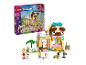 LEGO Friends Tierzubehör-Shop-Set mit zwei Figuren, drei Haustieren und einem Laden in Mopsform.