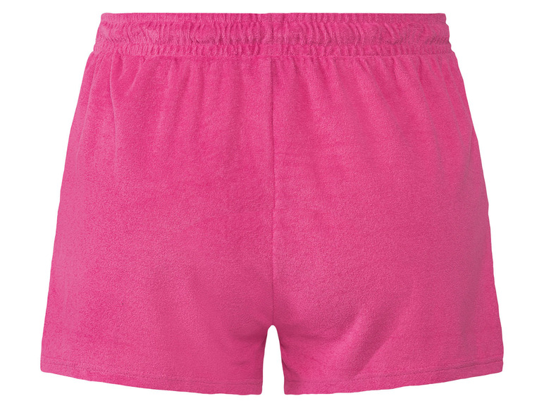 Gehe zu Vollbildansicht: esmara Damen Frottee Hotpants, mit seitlichen Eingrifftaschen und Gummizugbund - Bild 4