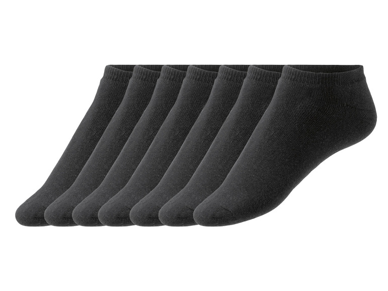 Gehe zu Vollbildansicht: esmara® Damen Thermo-Sneakersocken, 7 Stück, aus weichem Vollplüsch - Bild 2