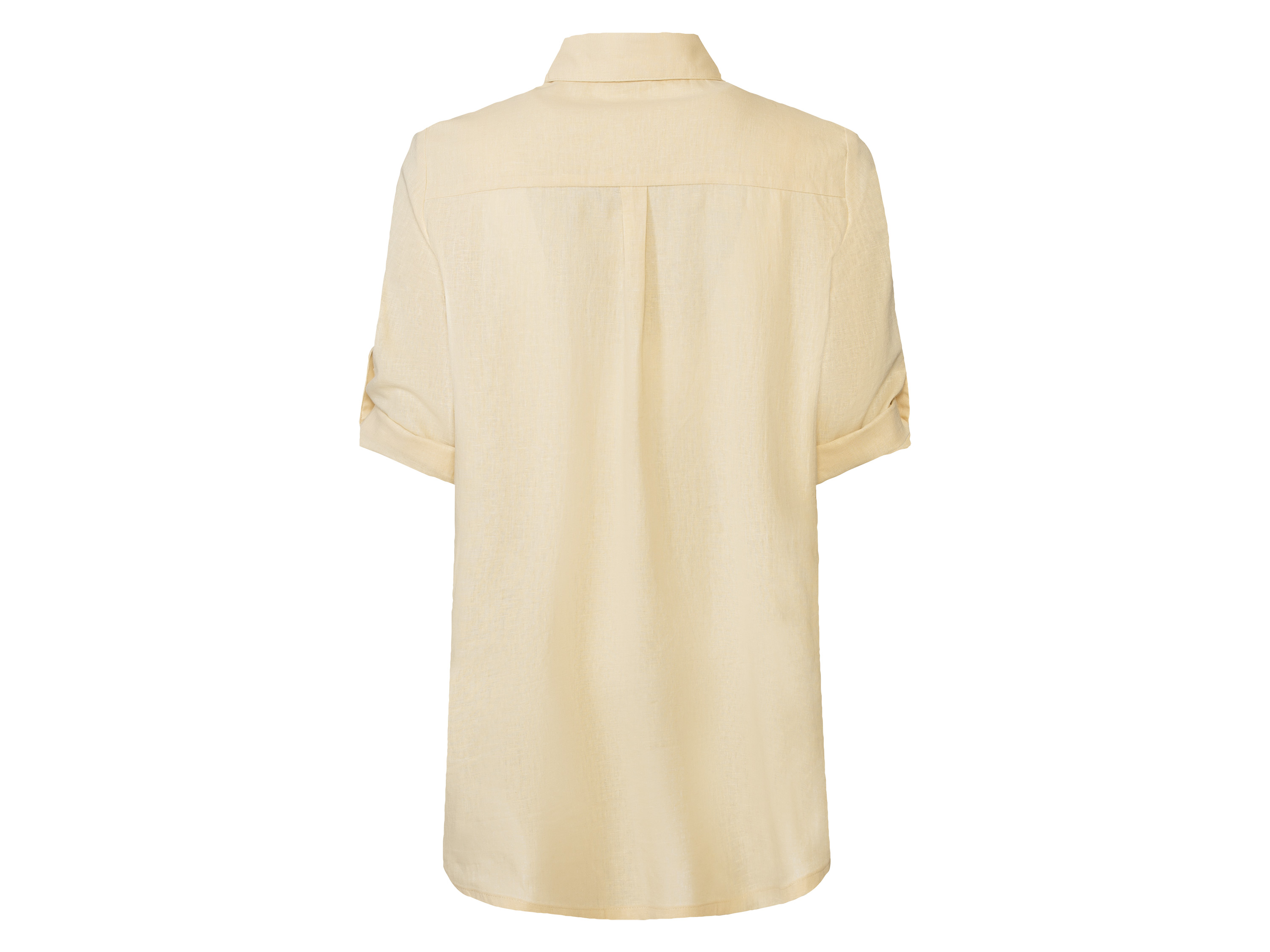 ESMARA® Damen Leinenkleid kurz (Beige, 38) – Bild 4 von 4