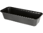 Schwarze Kastenbackform aus Metall