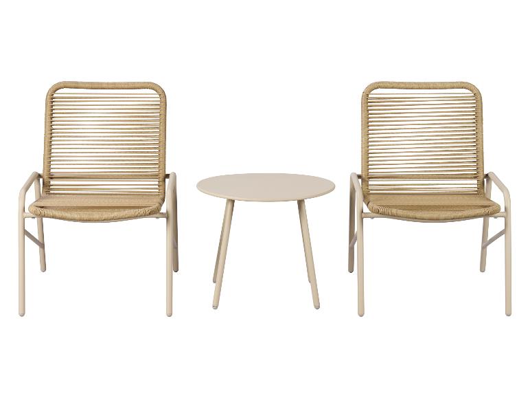 Gartenmöbel-Set, 3-teilig