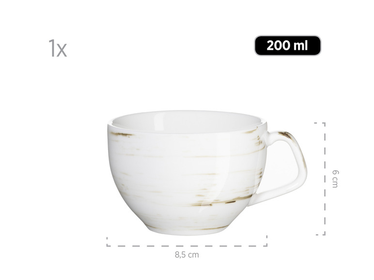 Kaffeetassen-Set, MÄSER Serie »Derby«, 8-teilig