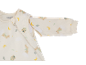 Babyschlafsack mit langen Ärmeln und Hasen-, Mond- und Wolkenmuster.