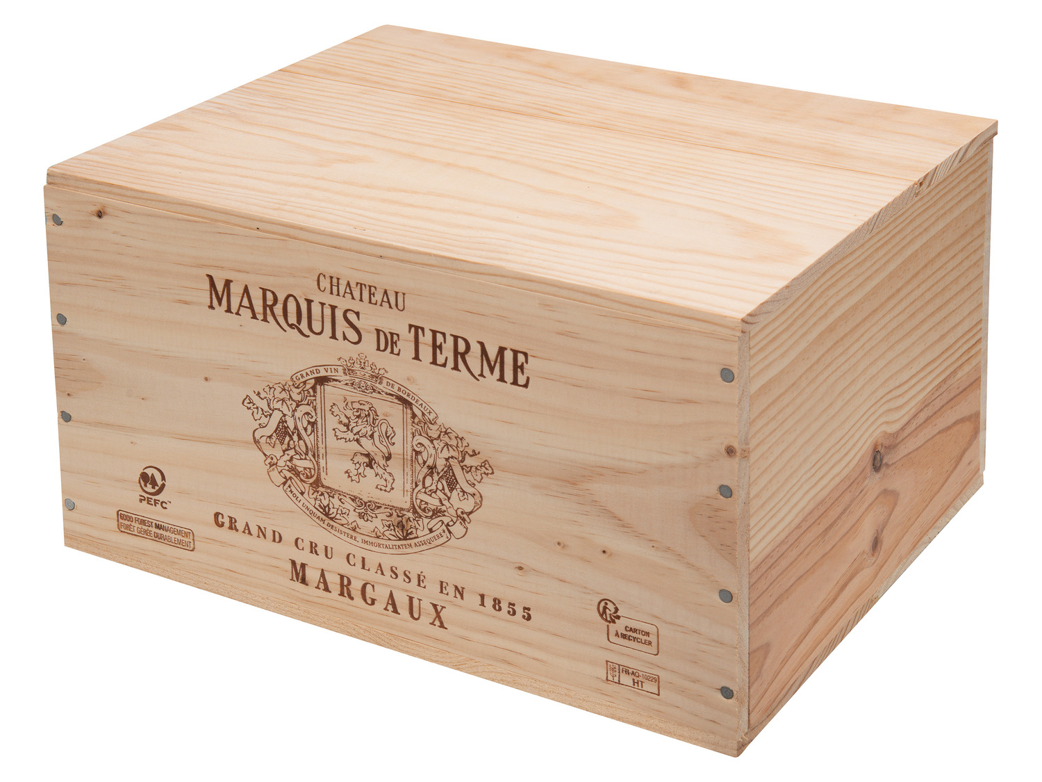 6 x 0,75-l-Flasche Château Marquis de Terme Margaux 4é…