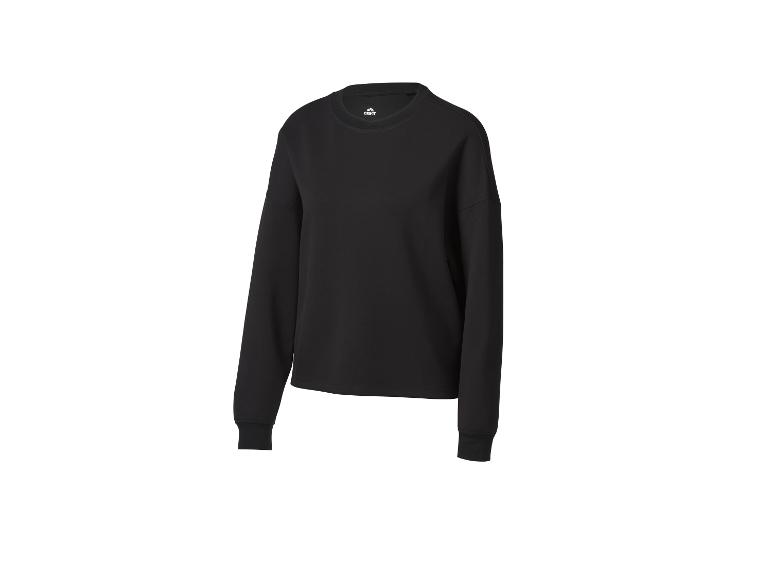 Schwarzes CRIVIT Langarm-Sweatshirt für Damen