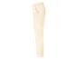 Beige Damenhose mit Taschen, Seitenansicht
