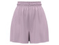 Lila Shorts mit elastischem Bund