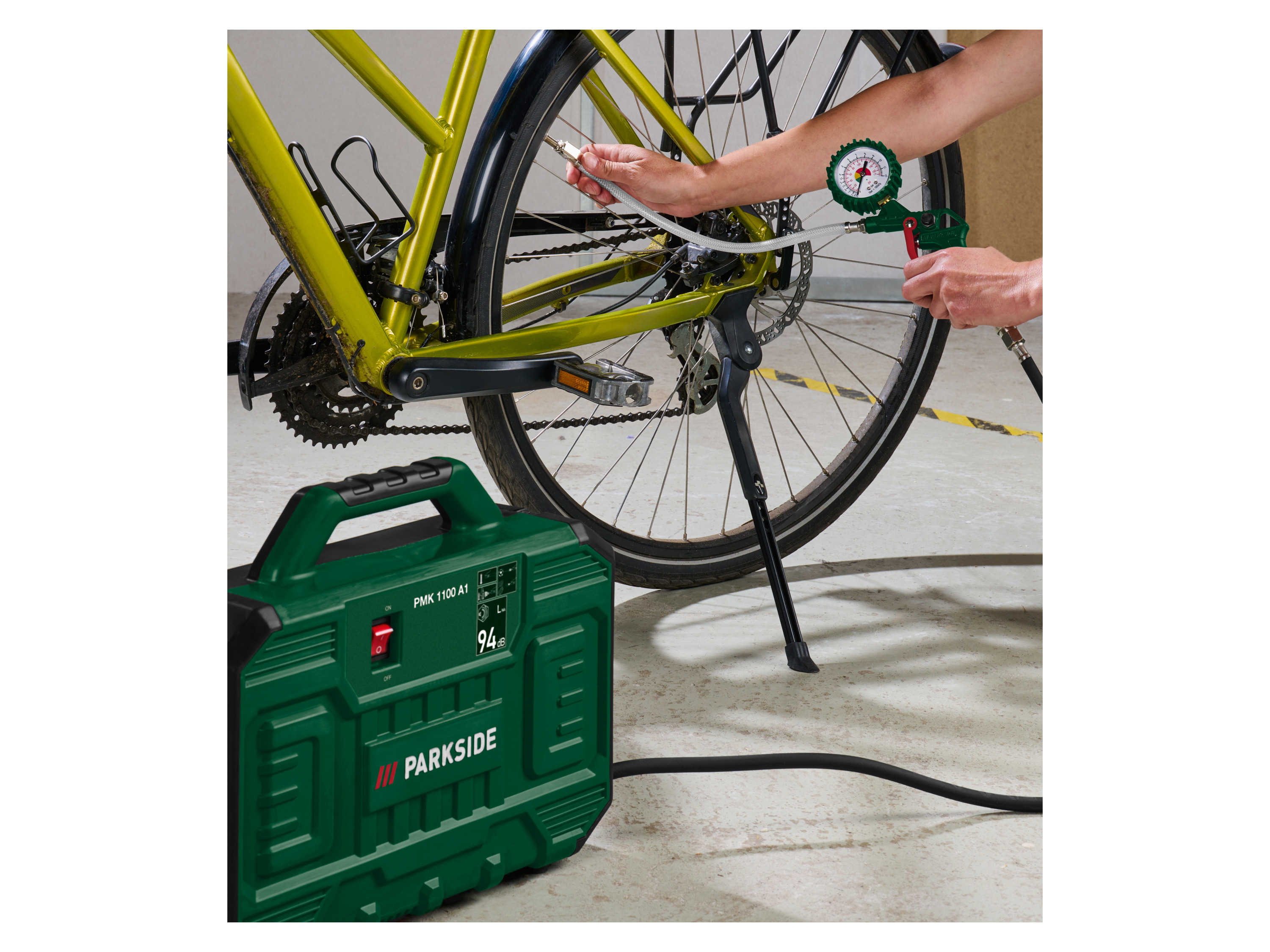 Thumbnail - PARKSIDE® Kompressor tragbar »PMK 1100 A1«