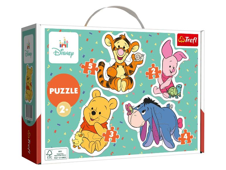 Trefl Disney Winnie Puuh Puzzle: Tigger, Winnie, Ferkel und Esel.