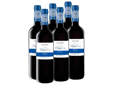6 x 0,75-l-Flasche Weinpaket Mezquiriz Tempranillo Tinto Roble DO trocken, Rotwein