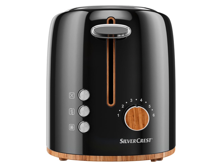 Gehe zu Vollbildansicht: SILVERCREST® Toaster »STH 900«, mit Elementen in Holzoptik - Bild 10