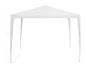 Weißes Gartenpavillon mit den Maßen 295x295x250 cm