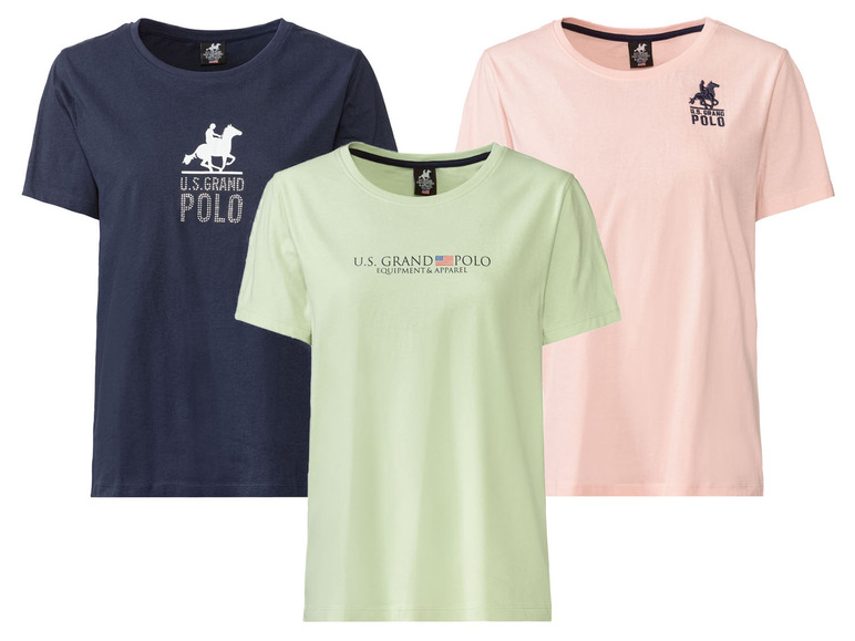 Gehe zu Vollbildansicht: esmara® x Grand Polo Damen T-Shirt, körpernah geschnitten - Bild 1