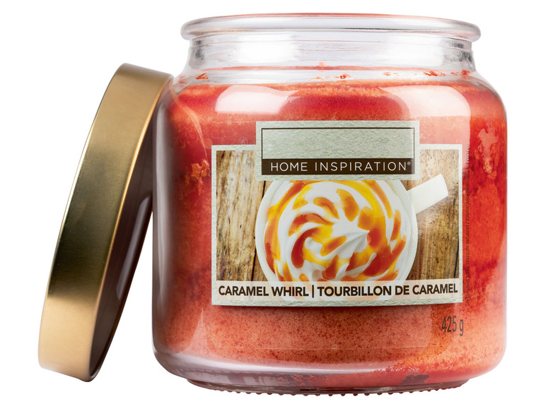 Home Inspiration Kerze mit Karamellduft