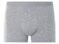 Graue Baumwoll-Boxershorts.