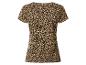 Damen-Kurzarm-T-Shirt mit Leopardenmuster
