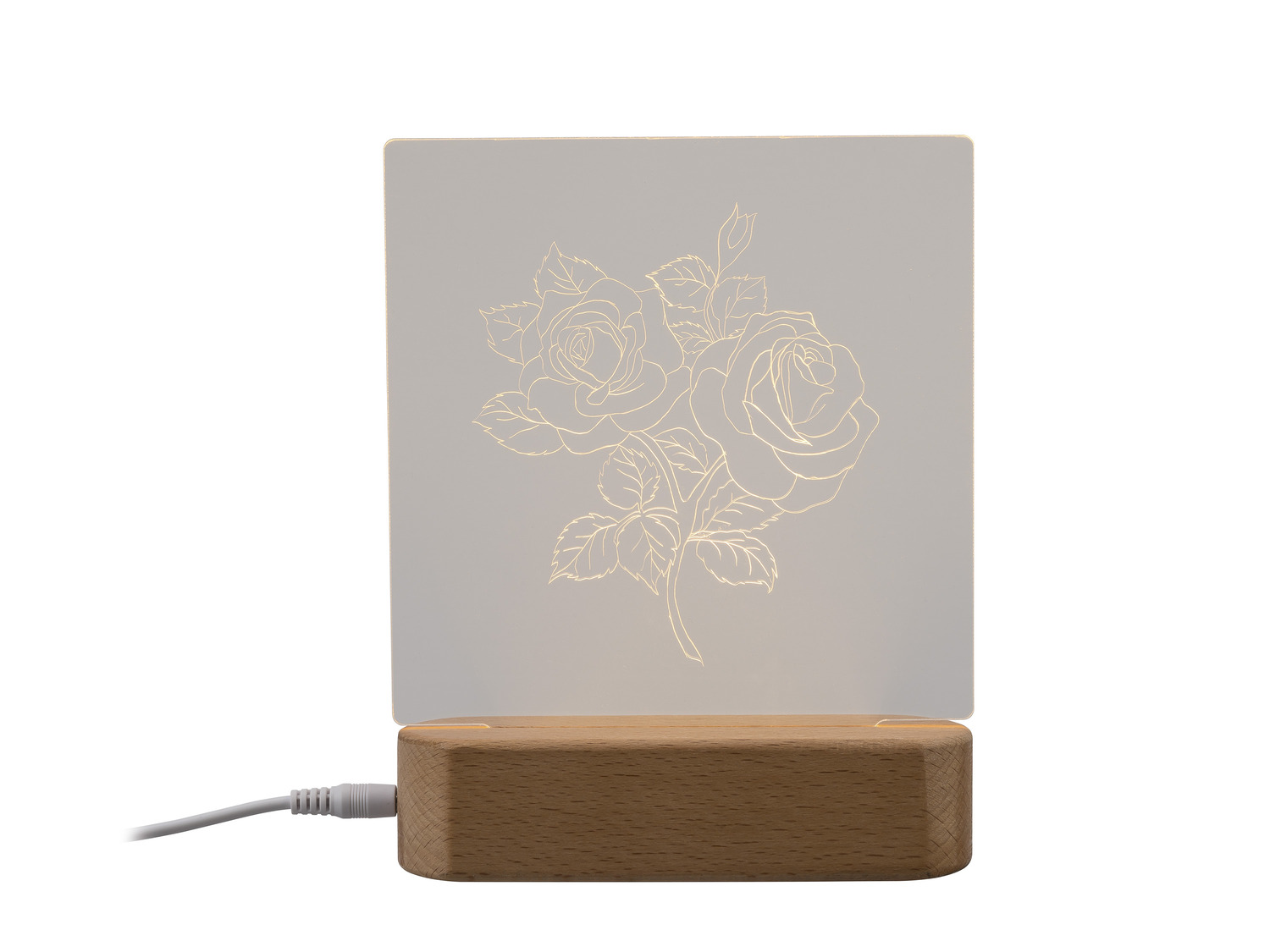 Motiv-Vorlagen Sketch LED-Lampe, mit crelando® Gravur