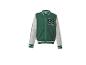 Grün-graue Baseballjacke mit der Nummer 98 und „ALLSTARS“ auf der Brust.