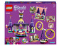 LEGO Friends magischer Jahrmarkt mit einem Karussell und einem Zauberkunststück.