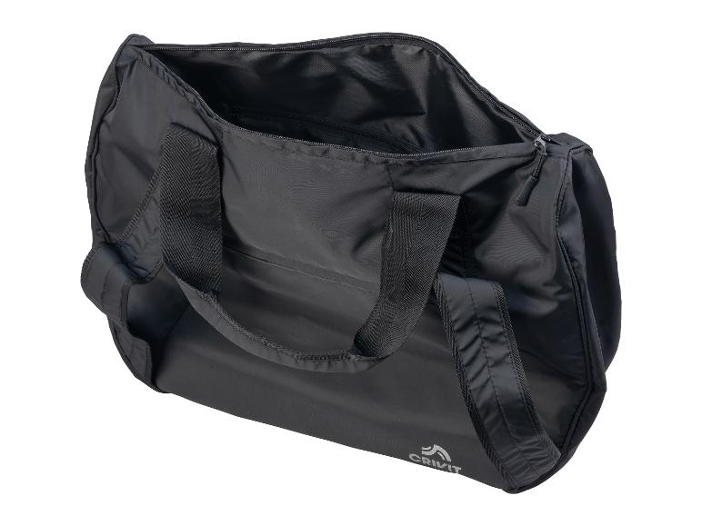 Schwarze Crivit Sporttasche: praktisch und funktionell.