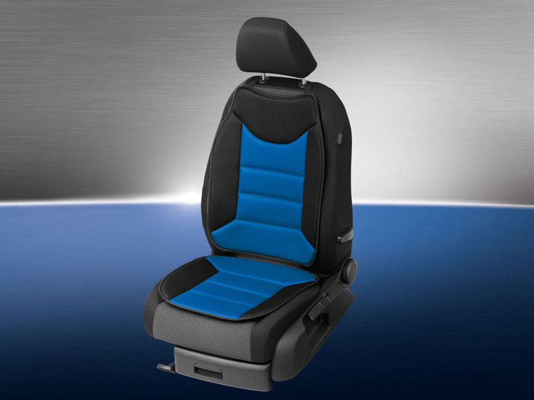 Gehe zu Vollbildansicht: ULTIMATE SPEED Auto Sitzaufleger Sport, anthrazit/blau/rot - Bild 6
