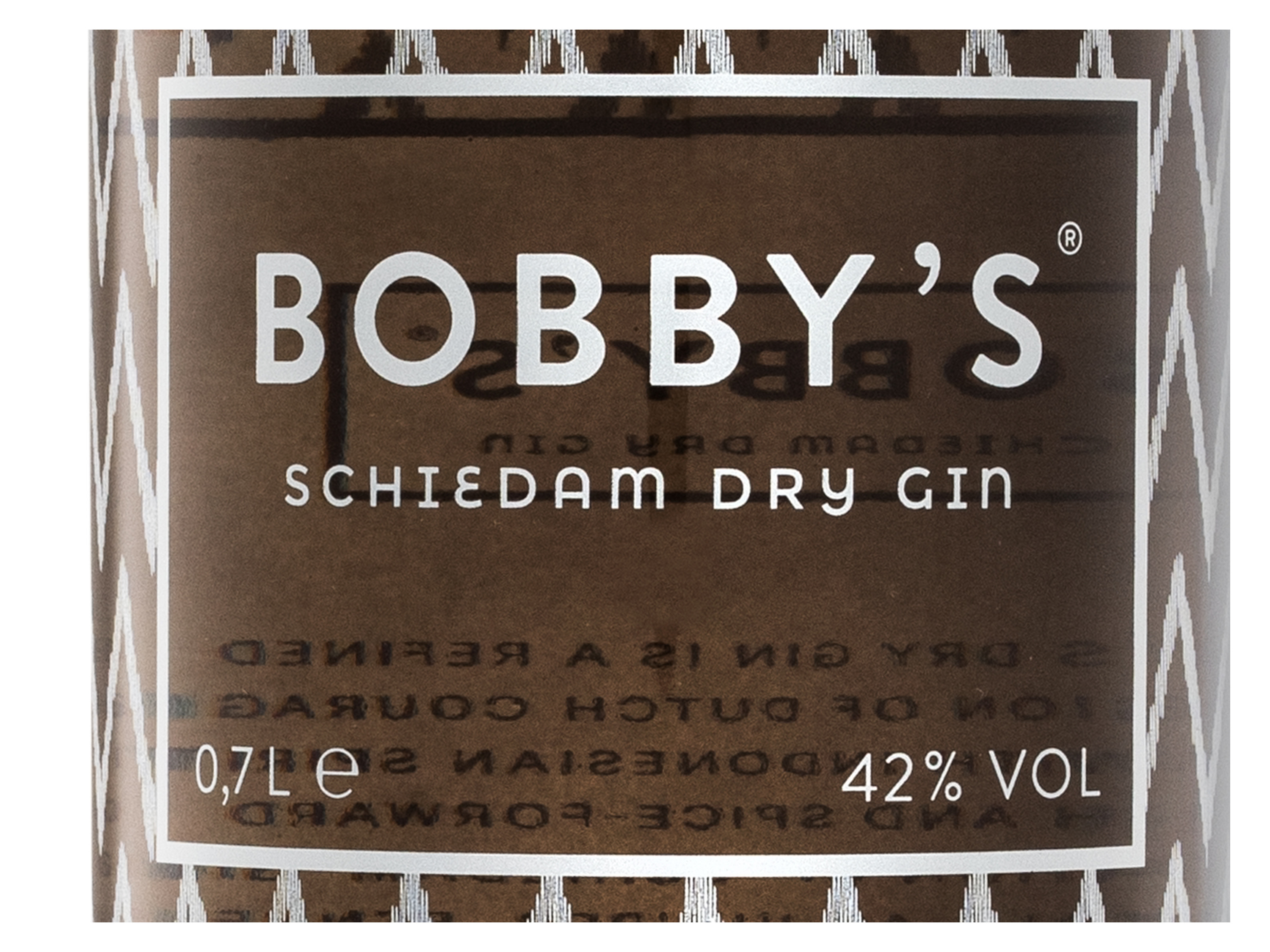 Bobby's Schiedam Dry Gin mit Geschenkbox und Glas 42% Vol – Bild 3 von 4
