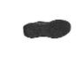Schwarze Sportschuhsohle mit griffigem Profil