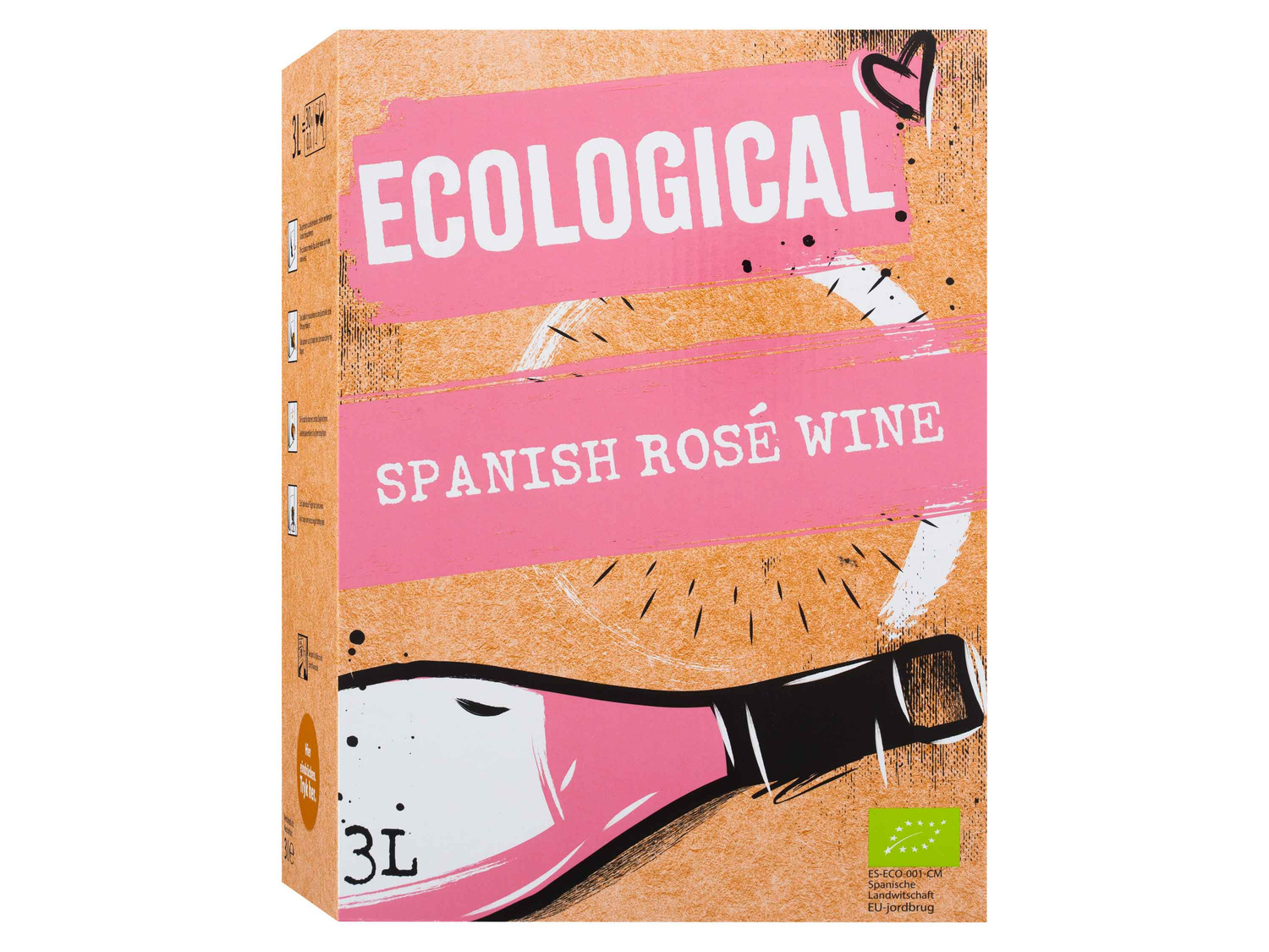 Rosé Spanien Tempranillo trocken, BIO Bag-in-Box Roséw…