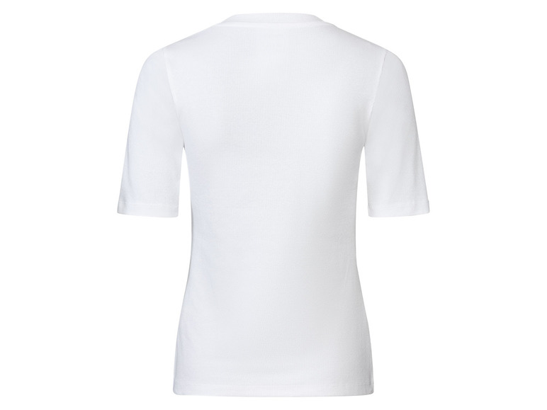 Gehe zu Vollbildansicht: esmara® Damen T-Shirt in modischer Ripp-Qualität - Bild 15
