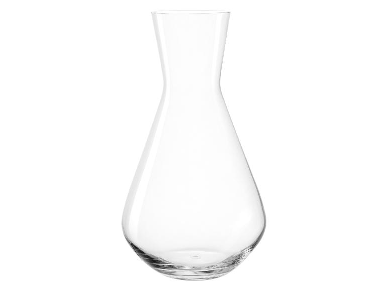 Leere Glaskaraffe für Wasser oder Wein