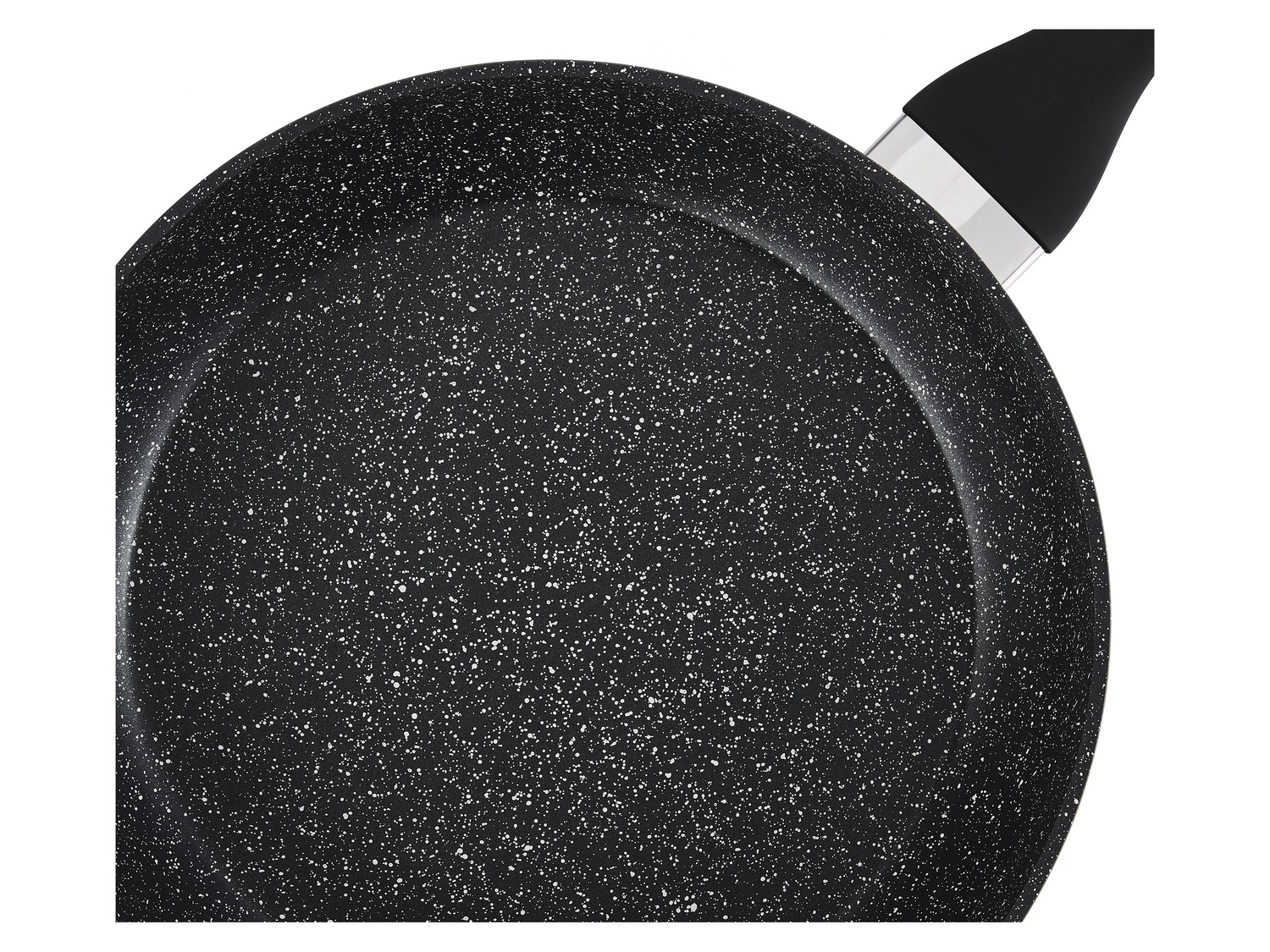 ERNESTO® Aluminium-Pfanne / -Wok, 28 cm, in Granitoptik