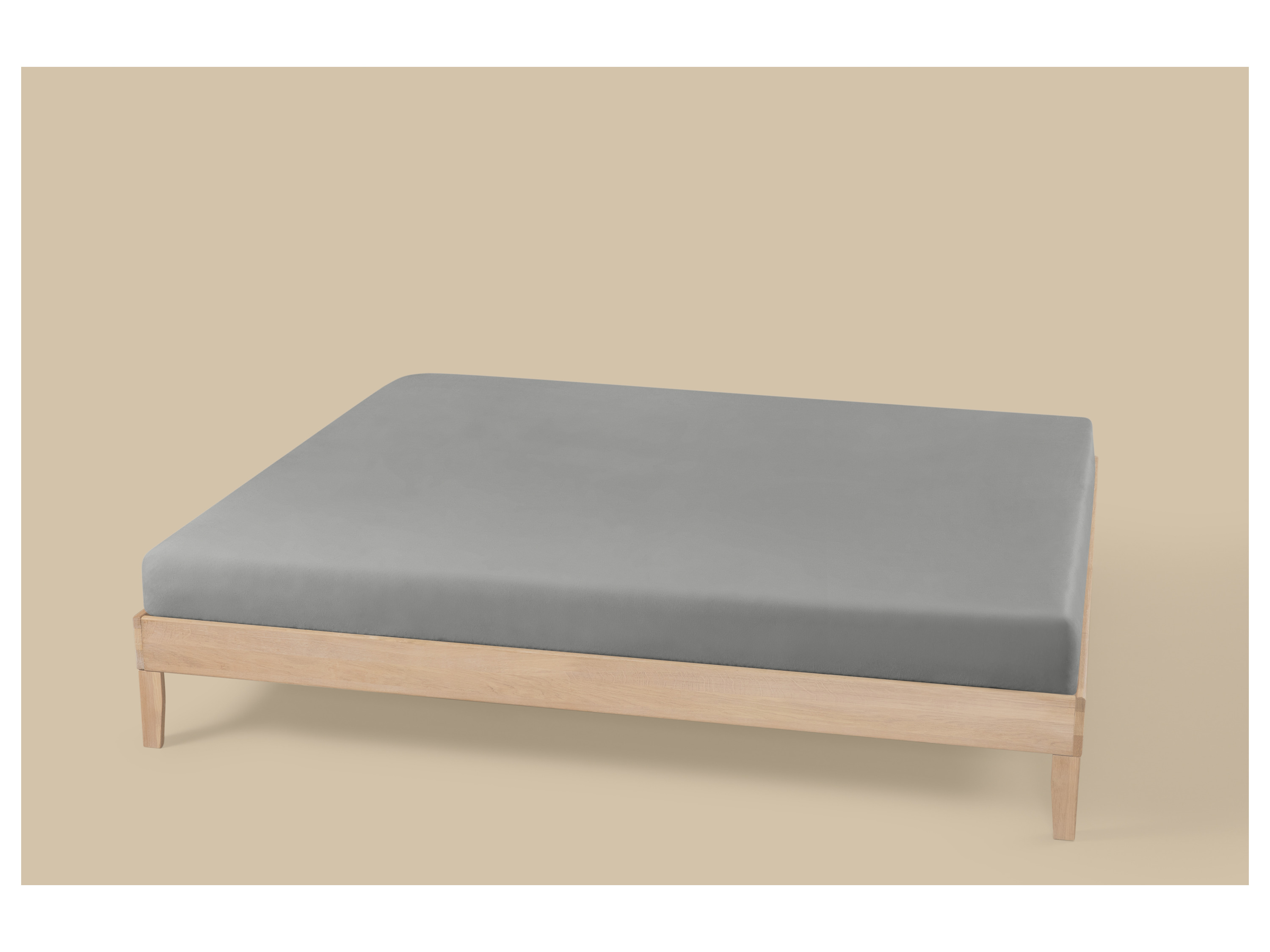 LIVARNO® Jersey-Spannbettlaken, 180-200 x 200 cm (Grau) – Bild 2 von 2